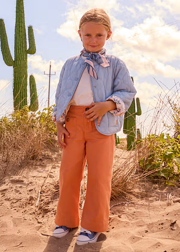Mayoral Girls Wide Leg Pants   3587-21   Melocoton