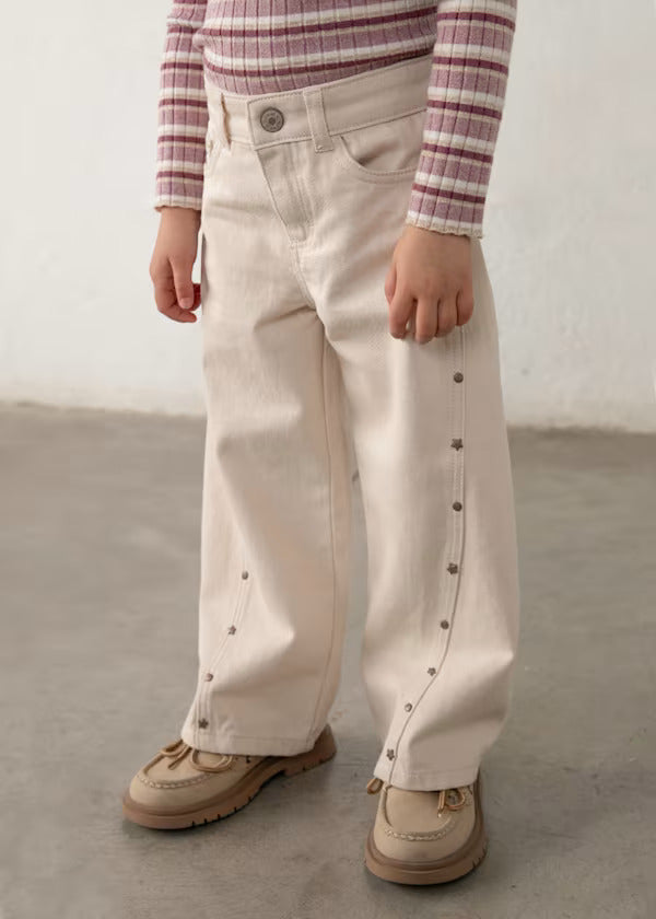 Mayoral Girls Twill Trousers   4519-51   Tofu