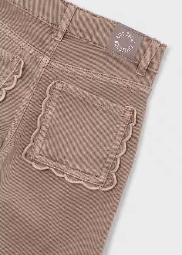 Mayoral Girls Twill Marine Pants   4521-56   Gofre