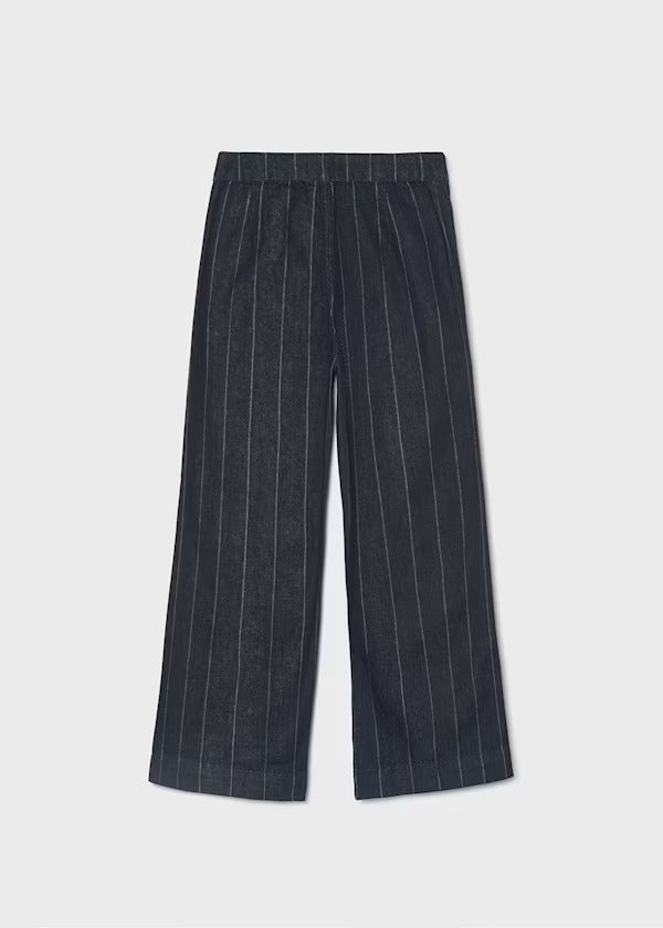 Mayoral Girls Wide Leg Denim Pant   7525-89   Superoscur