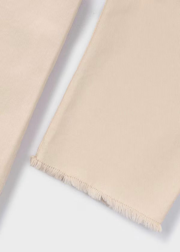 Mayoral Girls Wide Leg Twill Pant   3588-27   Garbanzo