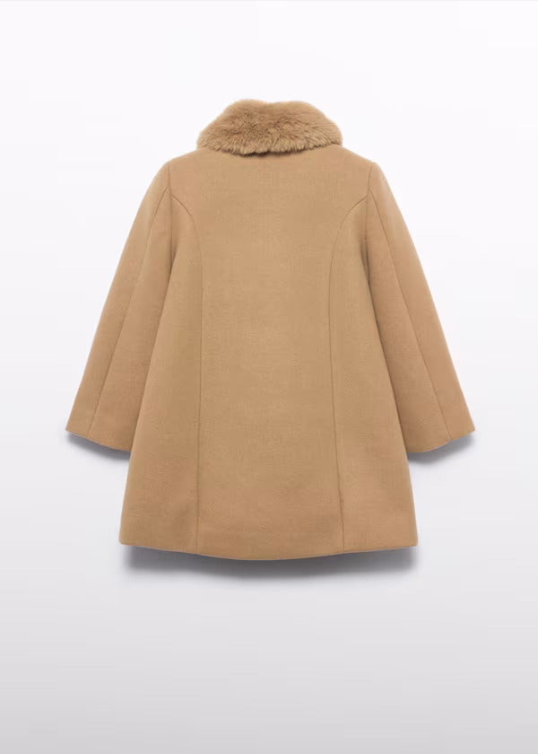 Abel & Lula Girls Dress Coat   5846-94   Camel