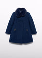 Abel & Lula Girls Dress Coat   5846-93   Navy