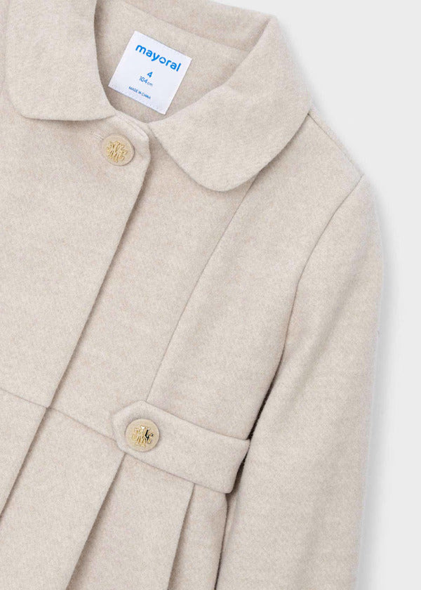 Mayoral Girls Wool Car Coat    4440-42   Piedra Vig **