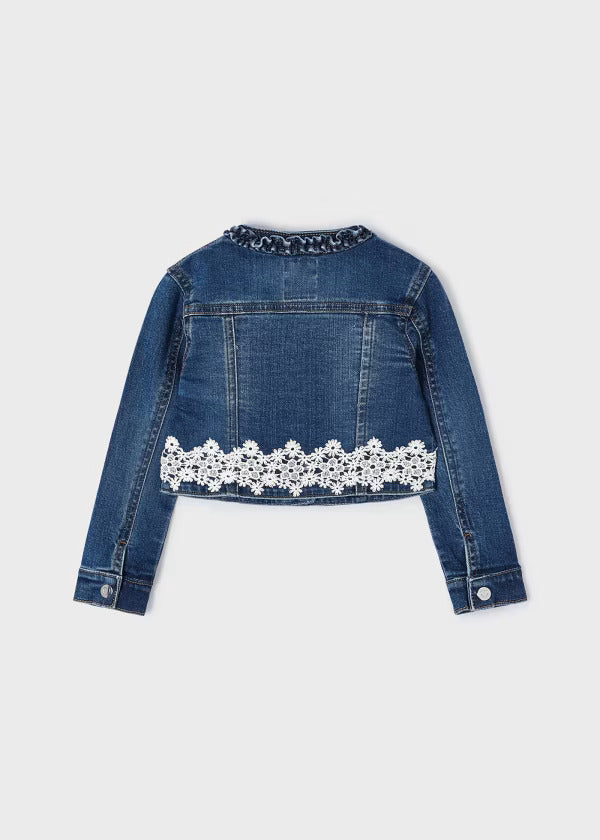 Mayoral Girls Denim Jackets  3475-5  Oscuro *