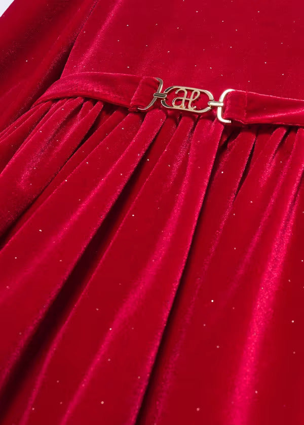 Abel & Lula Girls Dress  5536-50  Rojo
