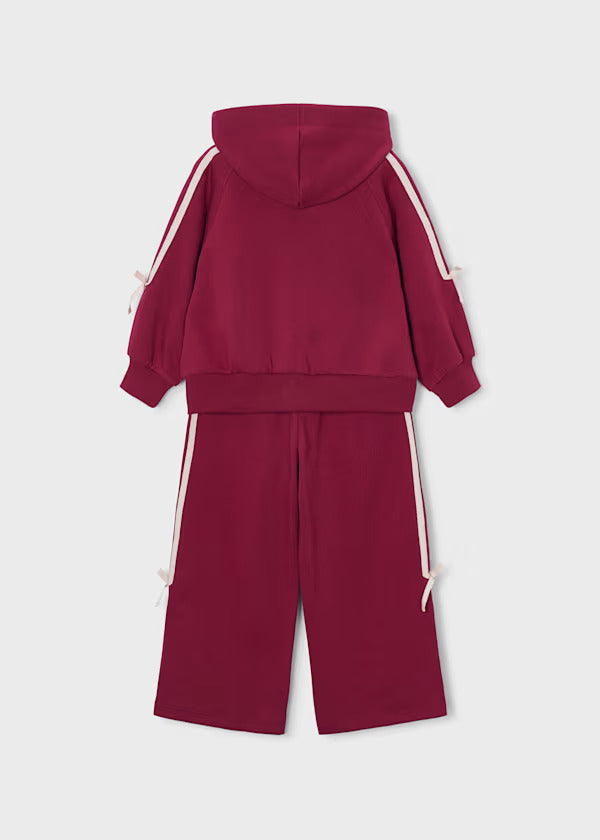 Mayoral Girls 2 Pce Tracksuit   4814-69   Cherry