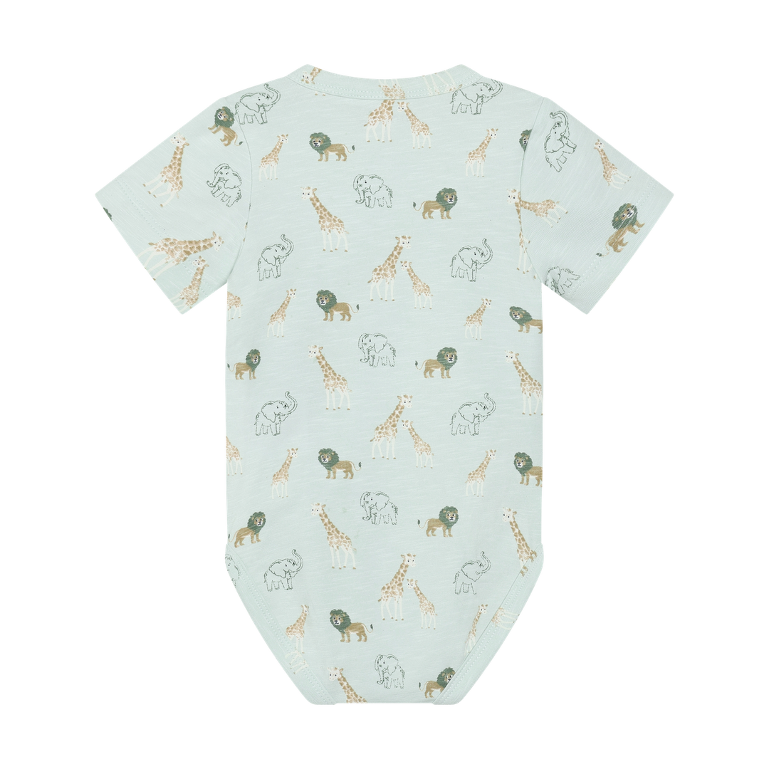 Minymo Baby Boy Short Sleeve Bodysuit   114347-8303