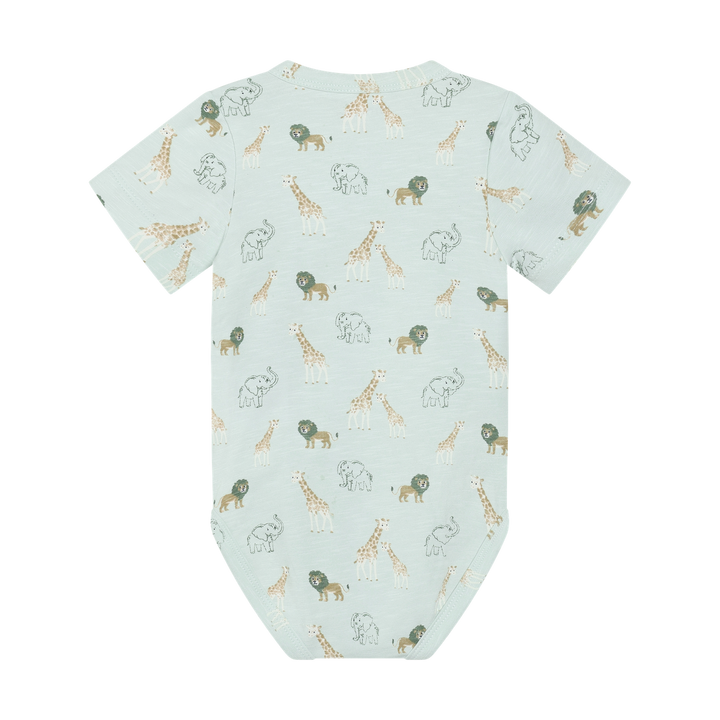 Minymo Baby Boy Short Sleeve Bodysuit   114347-8303
