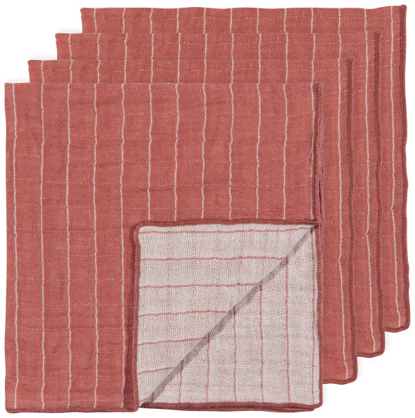 Danica Double Weave Napkins- Canyon Rose HNP2463D*