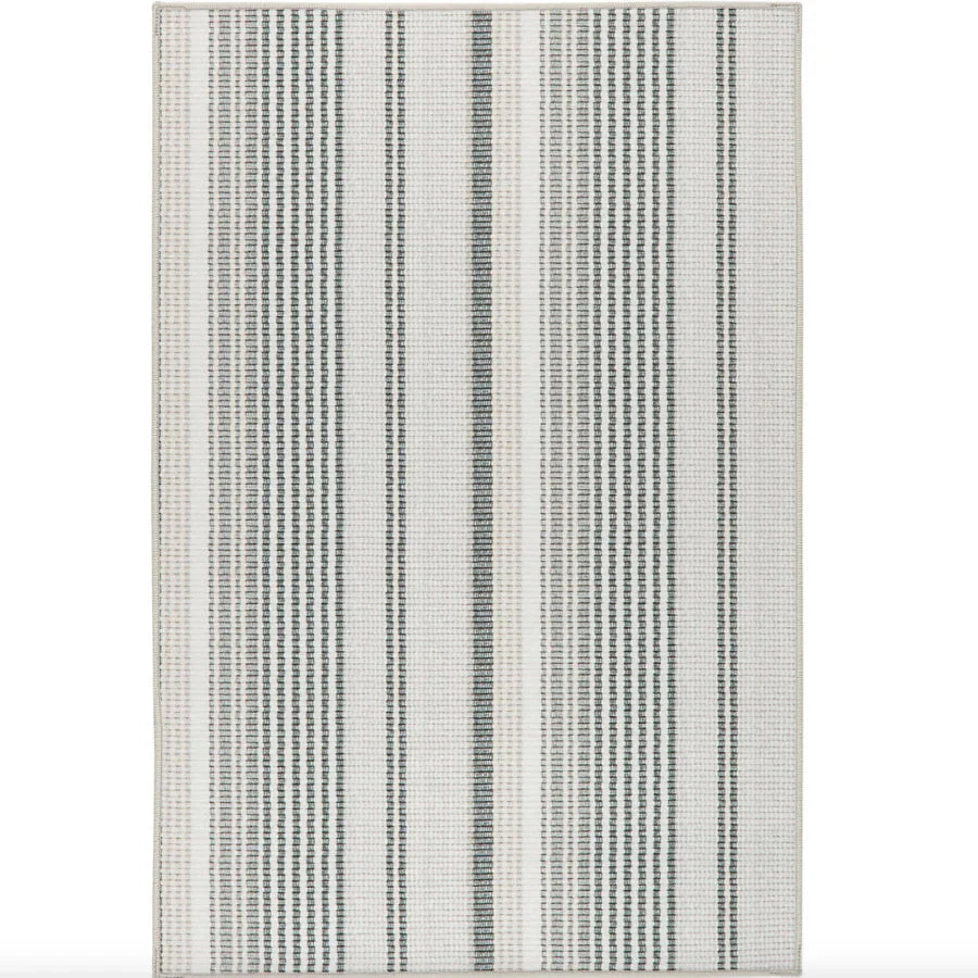 Gradation Machine Washable Rug - Ticking Grey