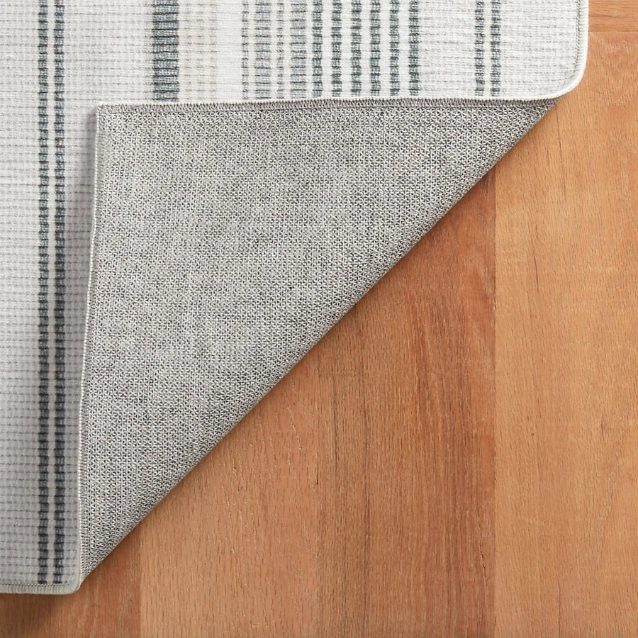 Gradation Machine Washable Rug - Ticking Grey