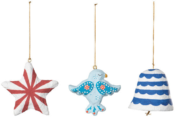 Danica Peace & Harmony Mache Ornament Assorted JTO3864D