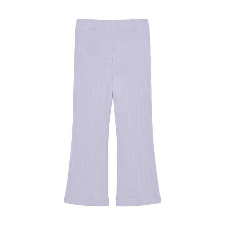 Enfant Girls Pointelle Flare Legging   220618-6111