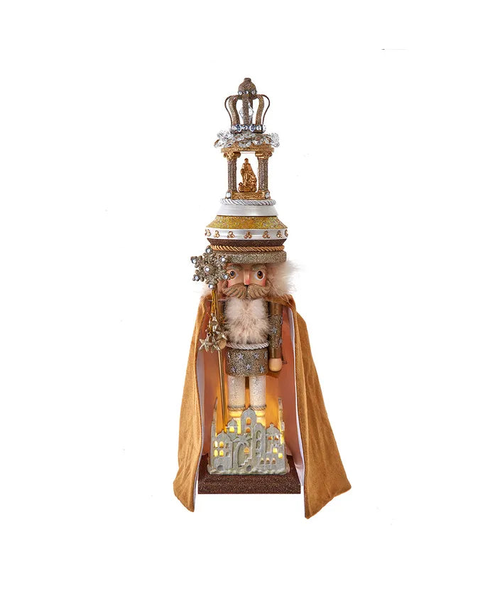 Kurt Adler Lighted O Holy Night Nutcracker  HA0782