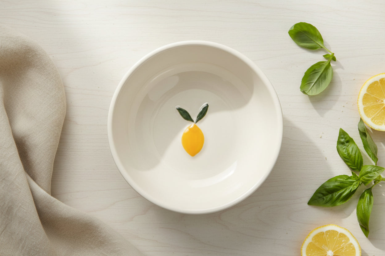 Danica Lemon Embossed 3" Pinch Bowl