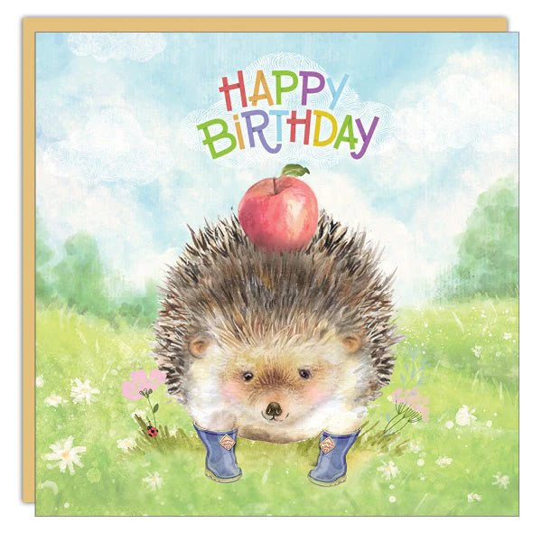 Cedar Mountain Card - Hedgehog Birthday