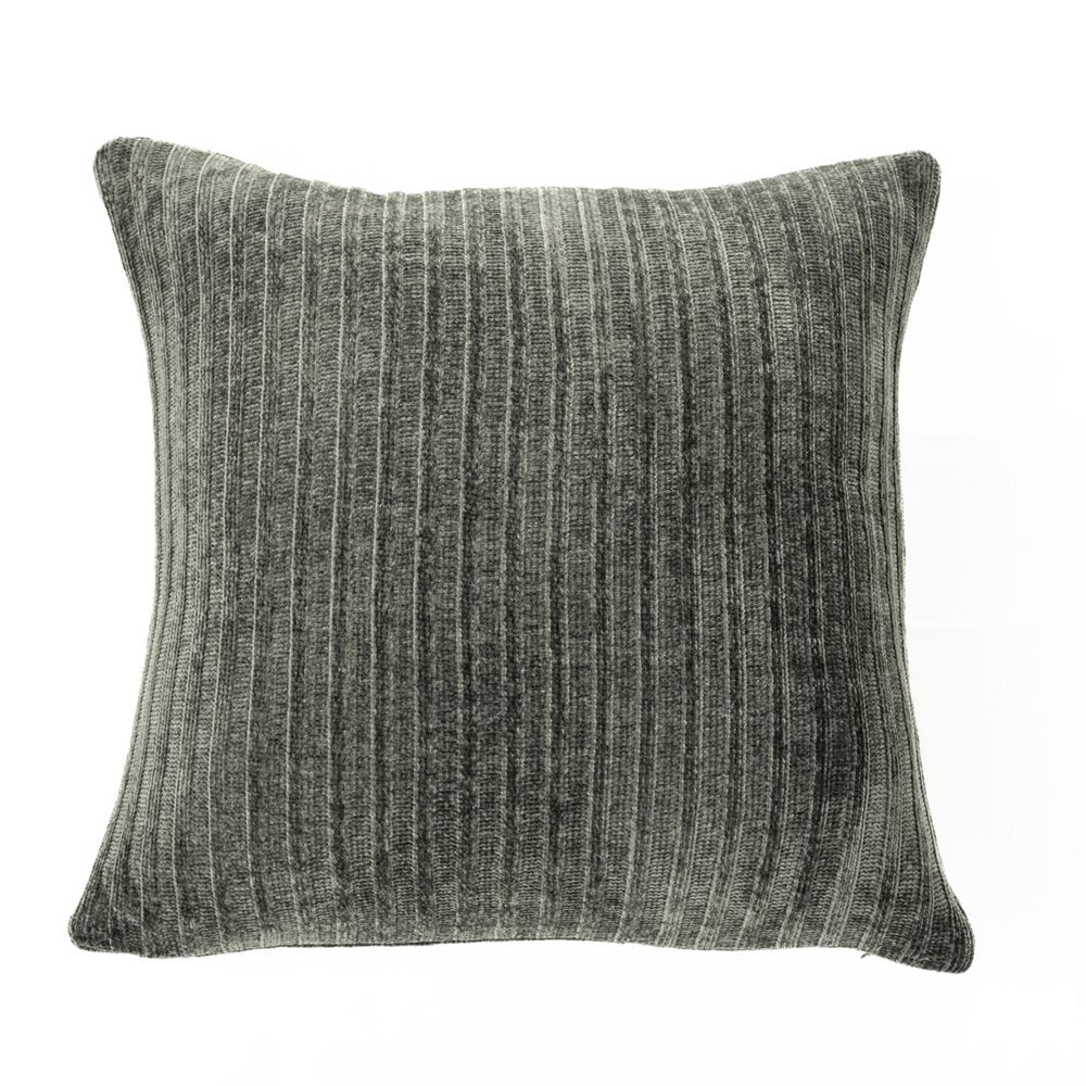 Brunelli Hippy Green Chenille Cushion
