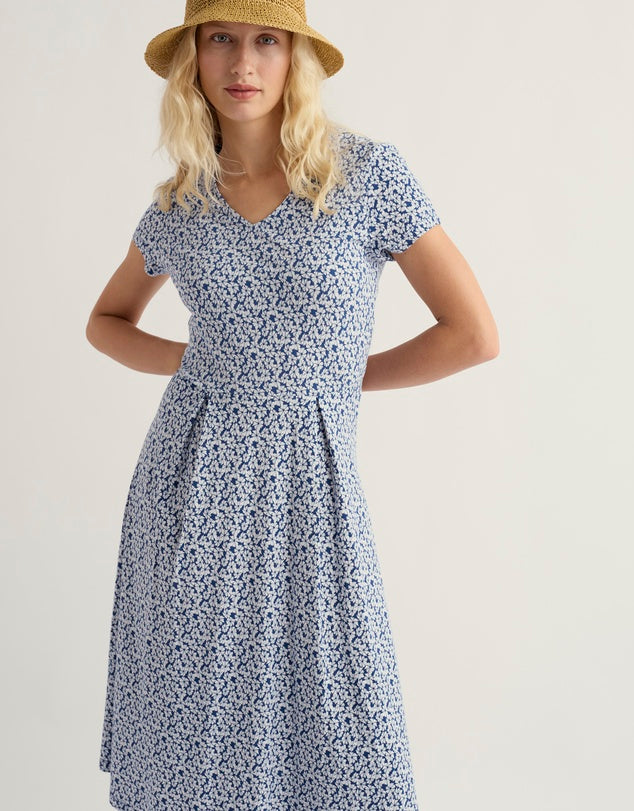 Seasalt Pier View Dress - Dark Voyage