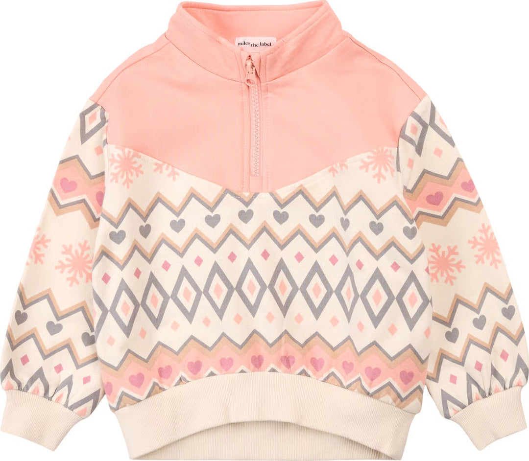 Miles Girl Zip Sweatshirt 25FMW09T02K**