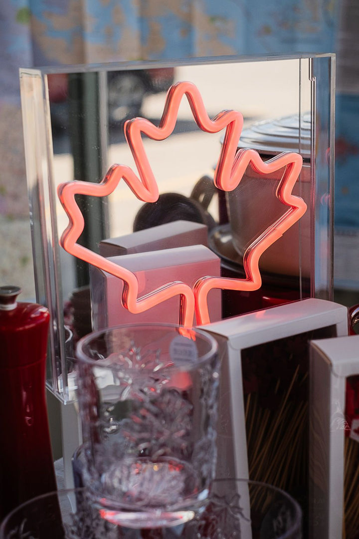 Abbot Maple Leaf Neon Sign