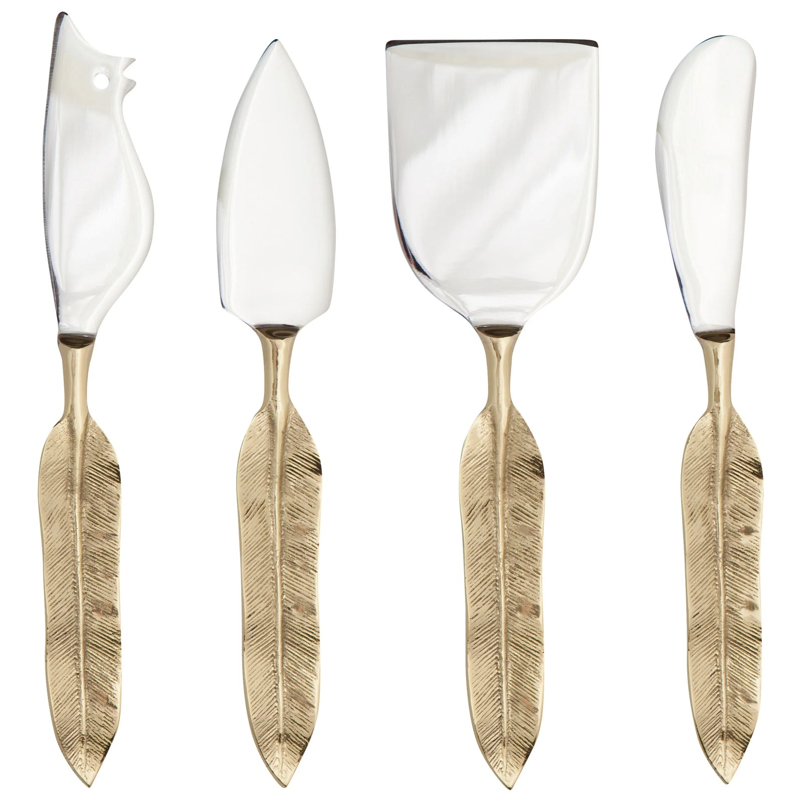 Danica Cheese Knives  Set/4  HSV2149D  Plume Gold