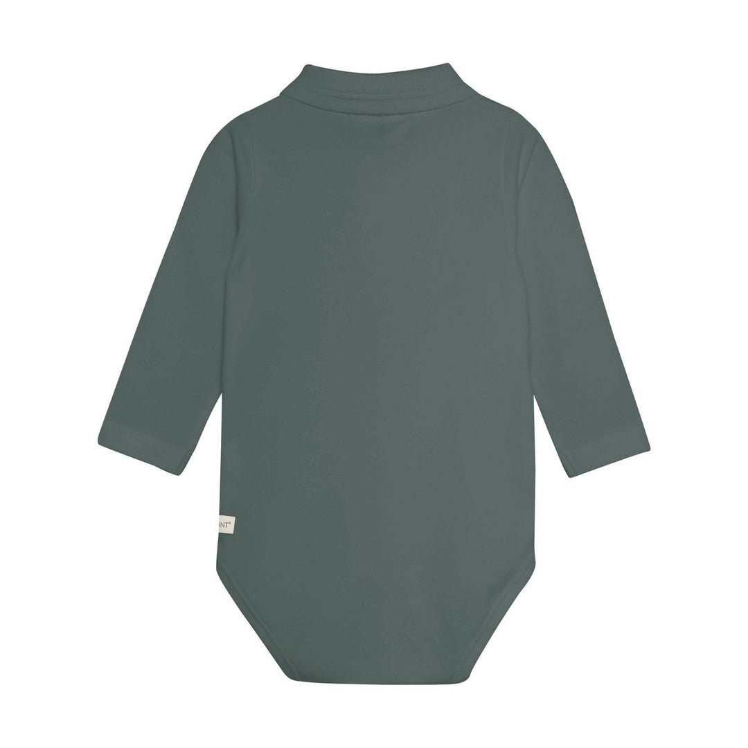 Enfant Baby Boy Long Sleeve Onesie Polo Style   215352-9751