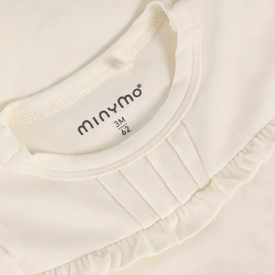 Minymo Baby Girl Short Sleeve Bodysuit   114302-1271