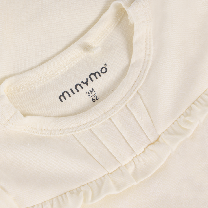 Minymo Baby Girl Short Sleeve Bodysuit   114302-1271
