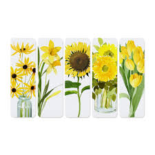 Felix Doolittle Bookmark Set/5 - Sunny Yellow