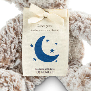 Demdaco Mini Giving Bear - Moon & Back