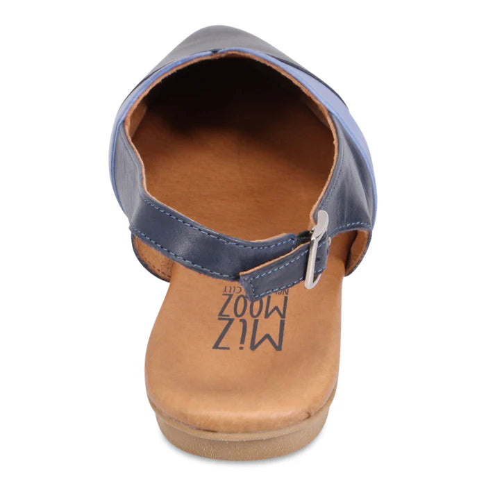 Miz Mooz Jayden Slingback Flat  - Blue, Cobalt, Jeans