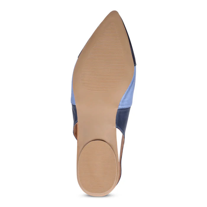 Miz Mooz Jayden Slingback Flat  - Blue, Cobalt, Jeans