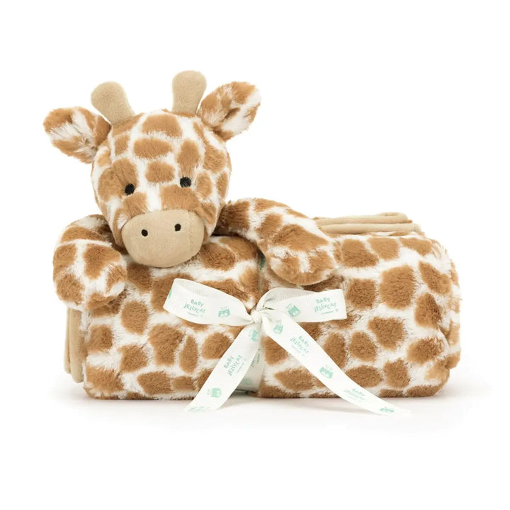 Jellycat Bashful Giraffe Blankie  BLNK42GF
