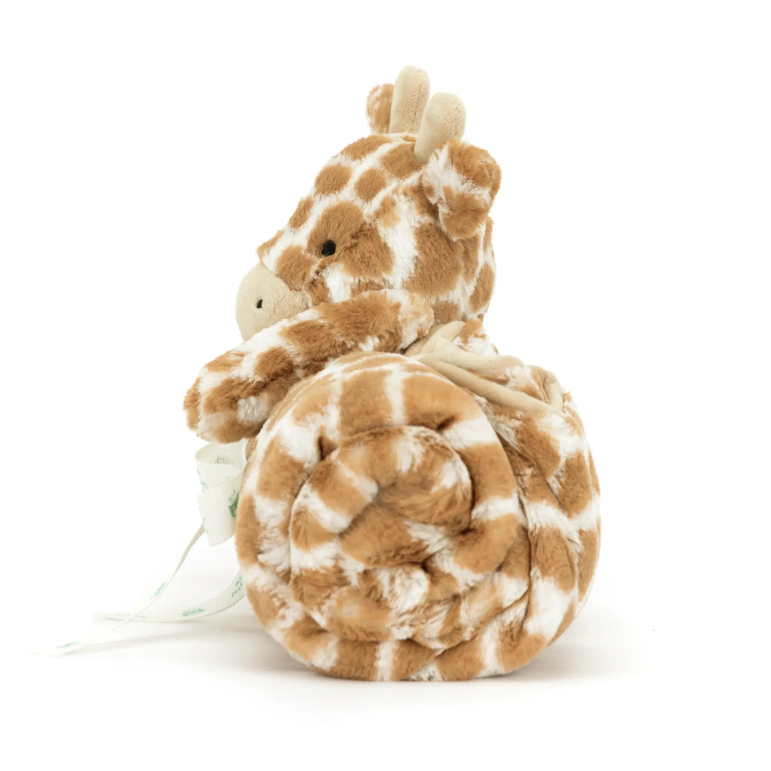 Jellycat Bashful Giraffe Blankie  BLNK42GF