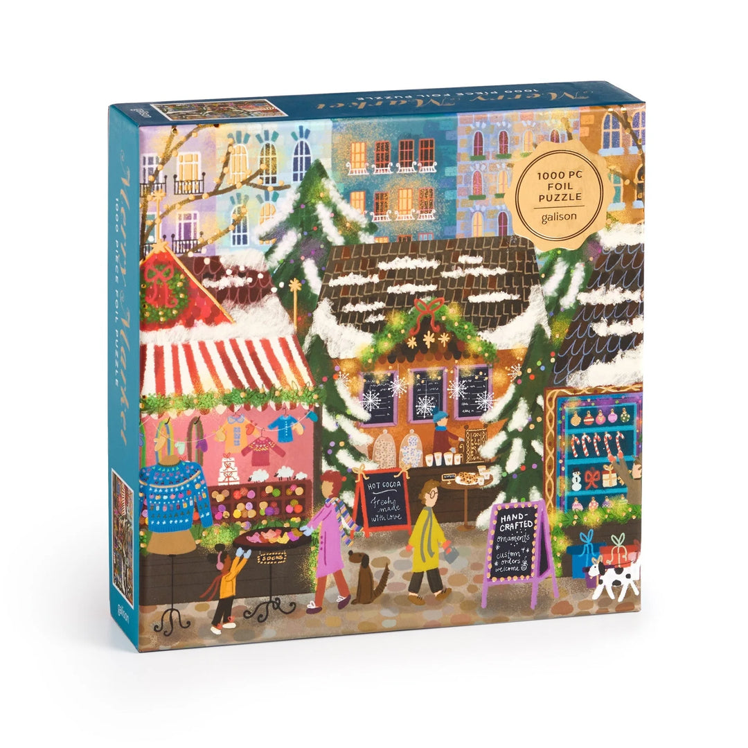 Galison Merry Market 1000 Piece Puzzle