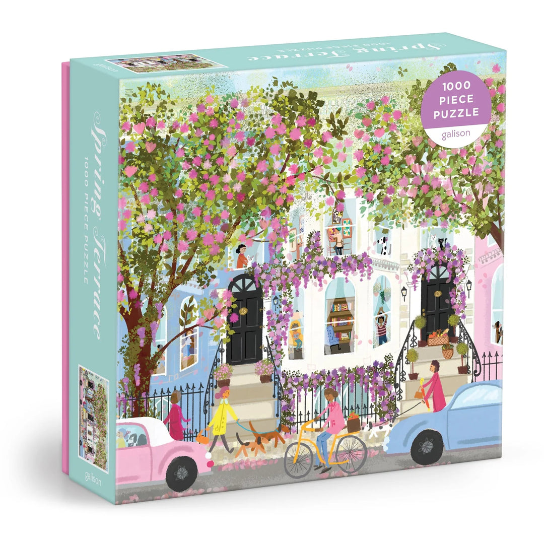 Galison Spring Terrace 1000 Piece Puzzle