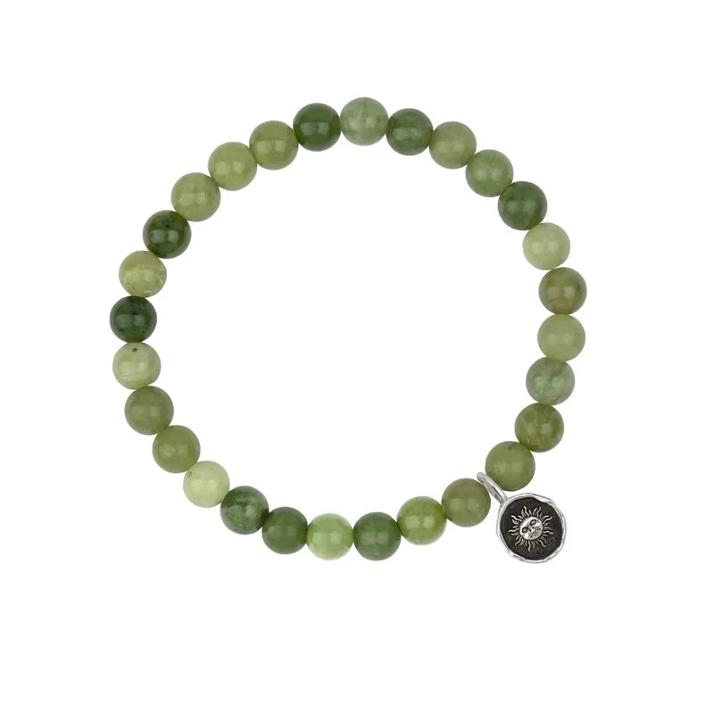 Pyrrha Joyful Appreciation Bracelet Green Jade