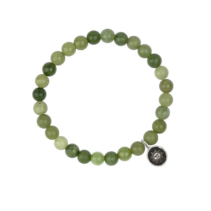 Pyrrha Joyful Appreciation Bracelet Green Jade