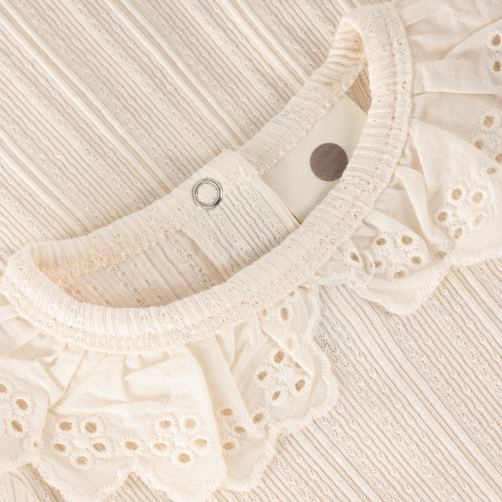 Enfant Baby Girl Pointelle Bodysuit   210391-1701