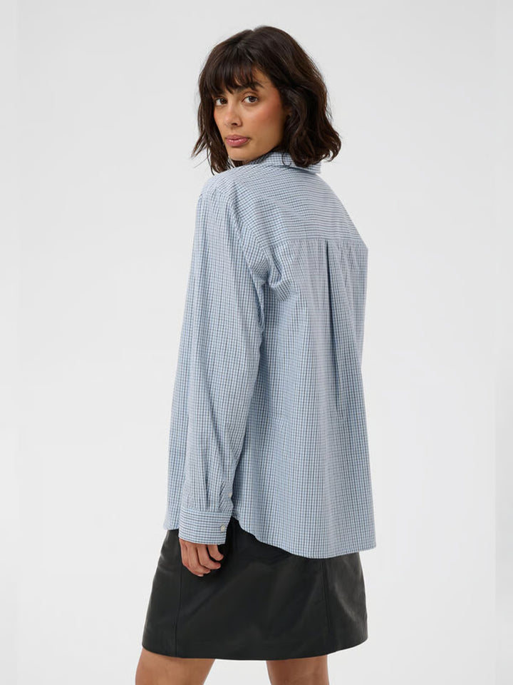 Part Two Chrestella Shirt  30310817  Grey Dawn Check