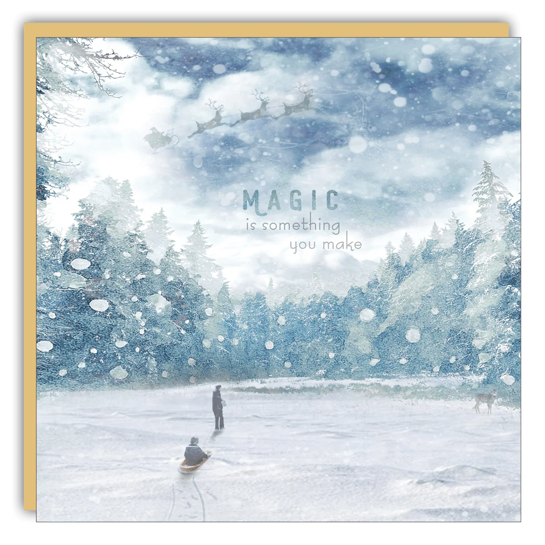 Cedar Mountain Holiday Card - Magic is Something You Make
