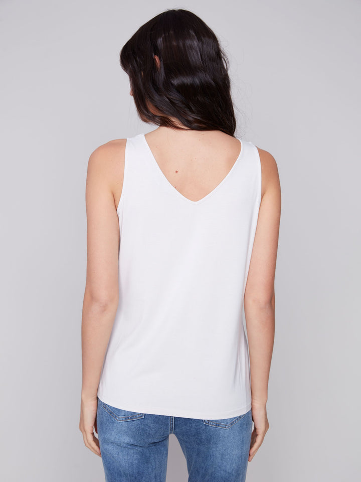 Charlie B Reversible Tank  C1243  Griege