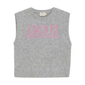 Creamie Girls Vest  823014-1231  Grey/Pink