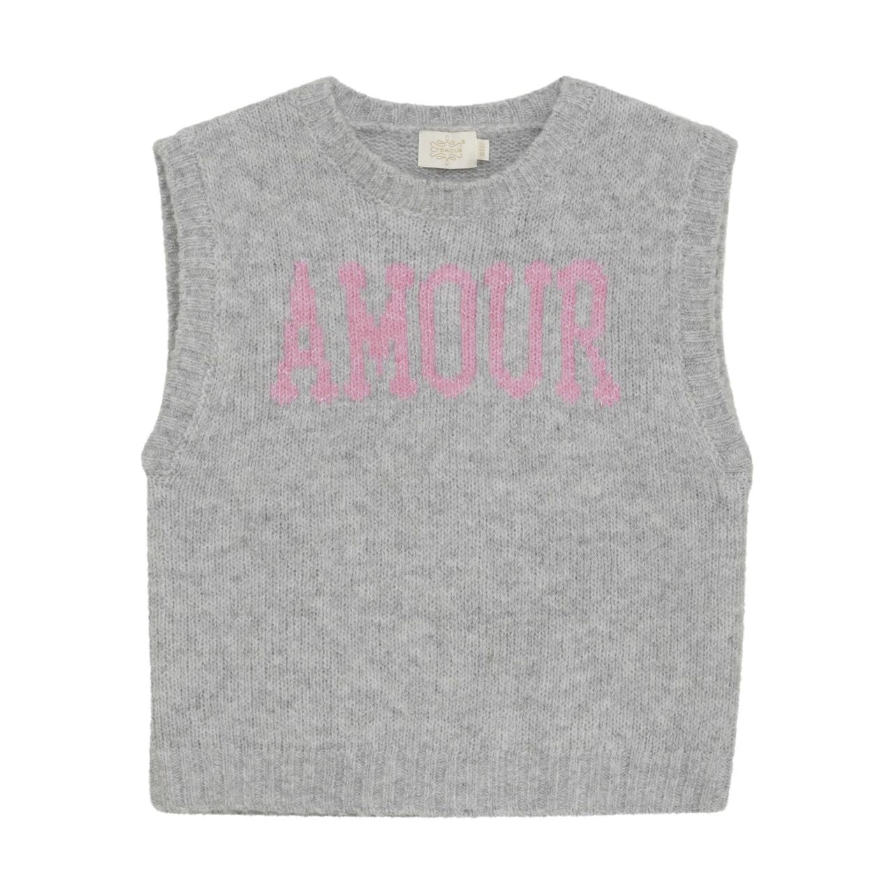 Creamie Girls Vest  823014-1231  Grey/Pink