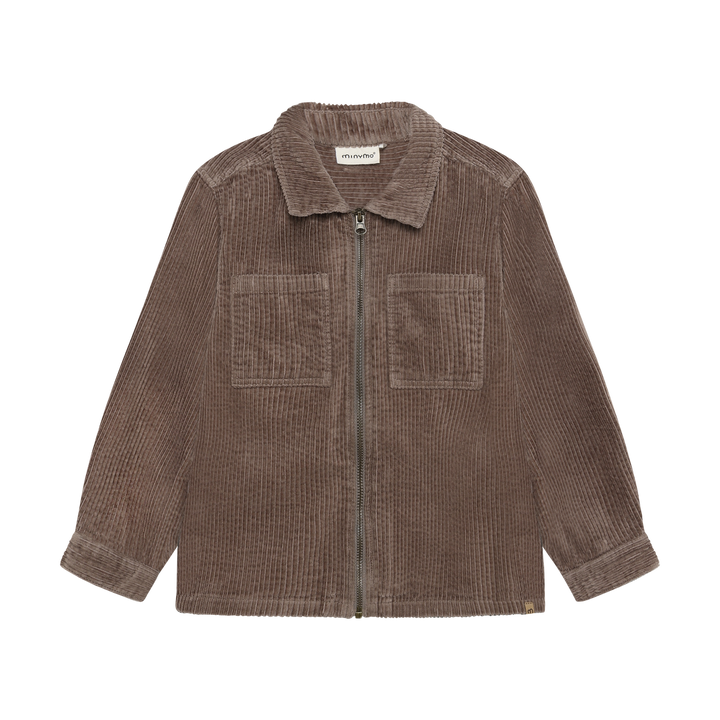 Minymo Boys Cord Shirt With Zipper Opening   134529-2213