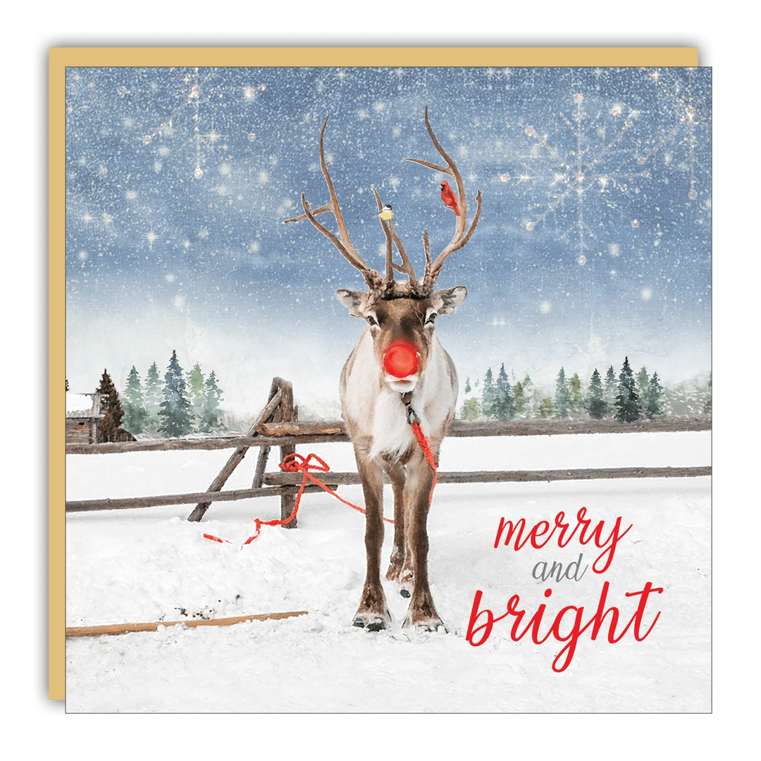 Cedar Mountain Holiday Card - Merry and Bright