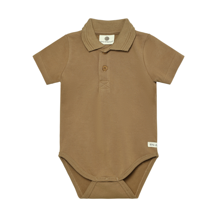 Enfant Baby Boy Short Sleeve Polostyle Bodysuit   215385-2038