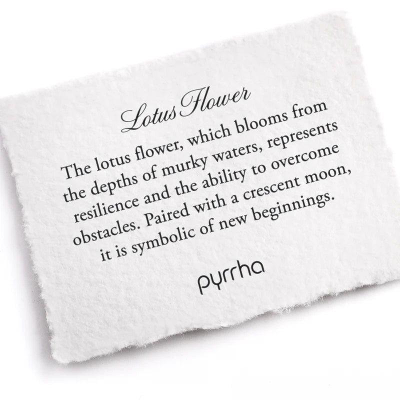 Pyrrha Lotus Flower Necklace N740