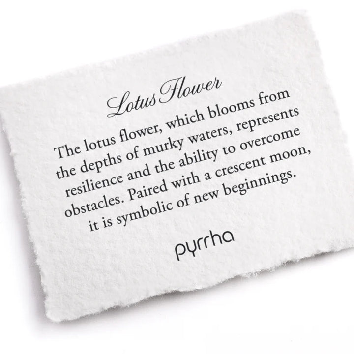 Pyrrha Lotus Flower Necklace N740